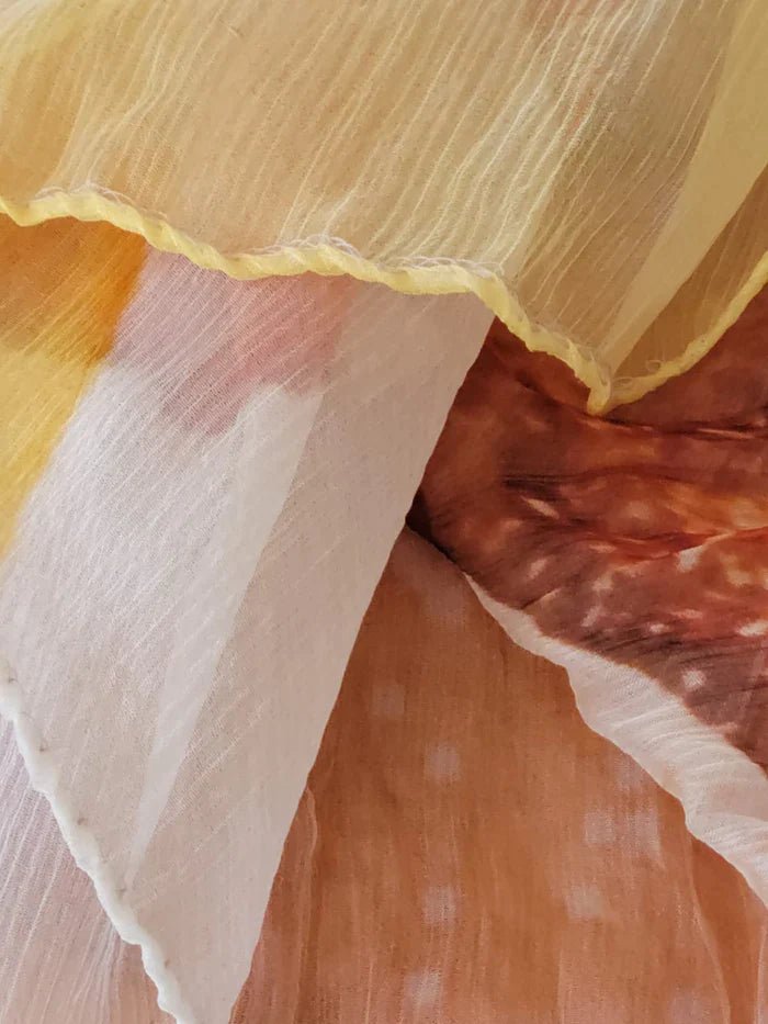 Crinkle Silk; a sheer lightweight silk. - Mila+Mate