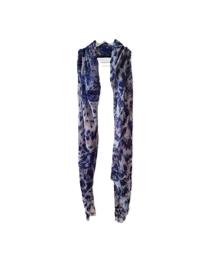 Blue Leopards | Modal Silk