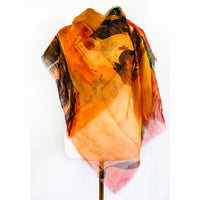 Camila NYC Orange | Linen Silk - Mila+Mate