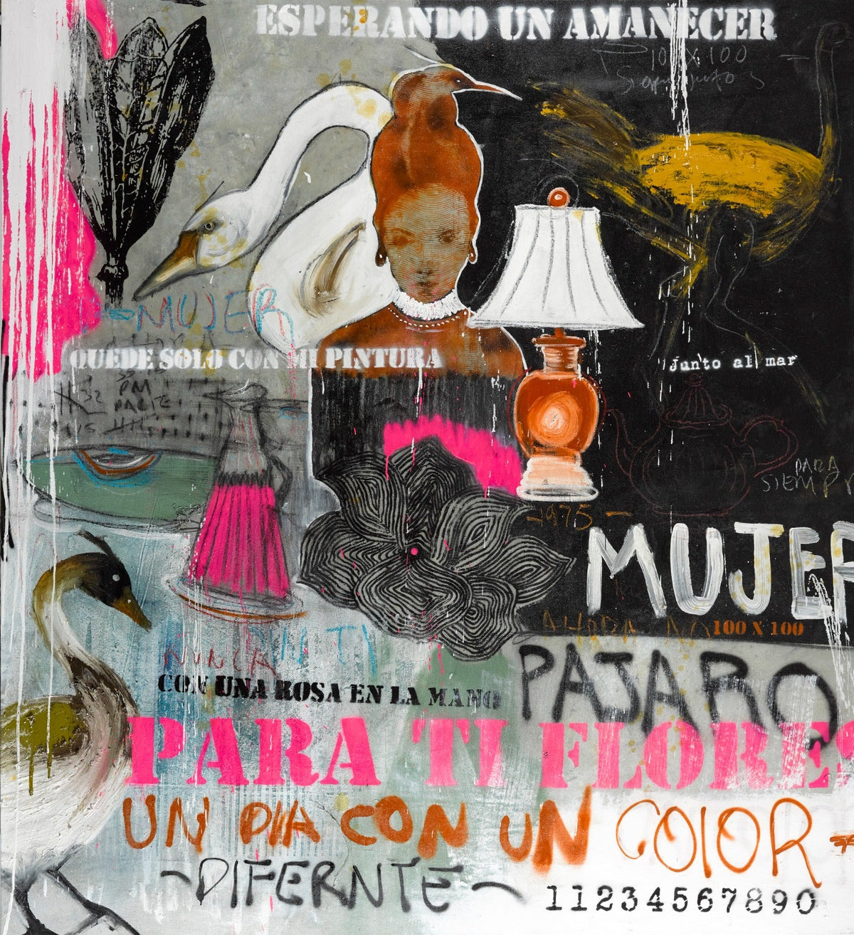 I was left only with my Painting | Me quedé solo con mi pintura - Mila+Mate