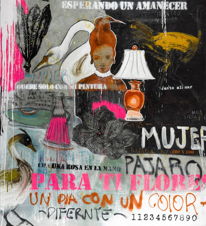 I was left only with my Painting | Me quedé solo con mi pintura - Mila+Mate