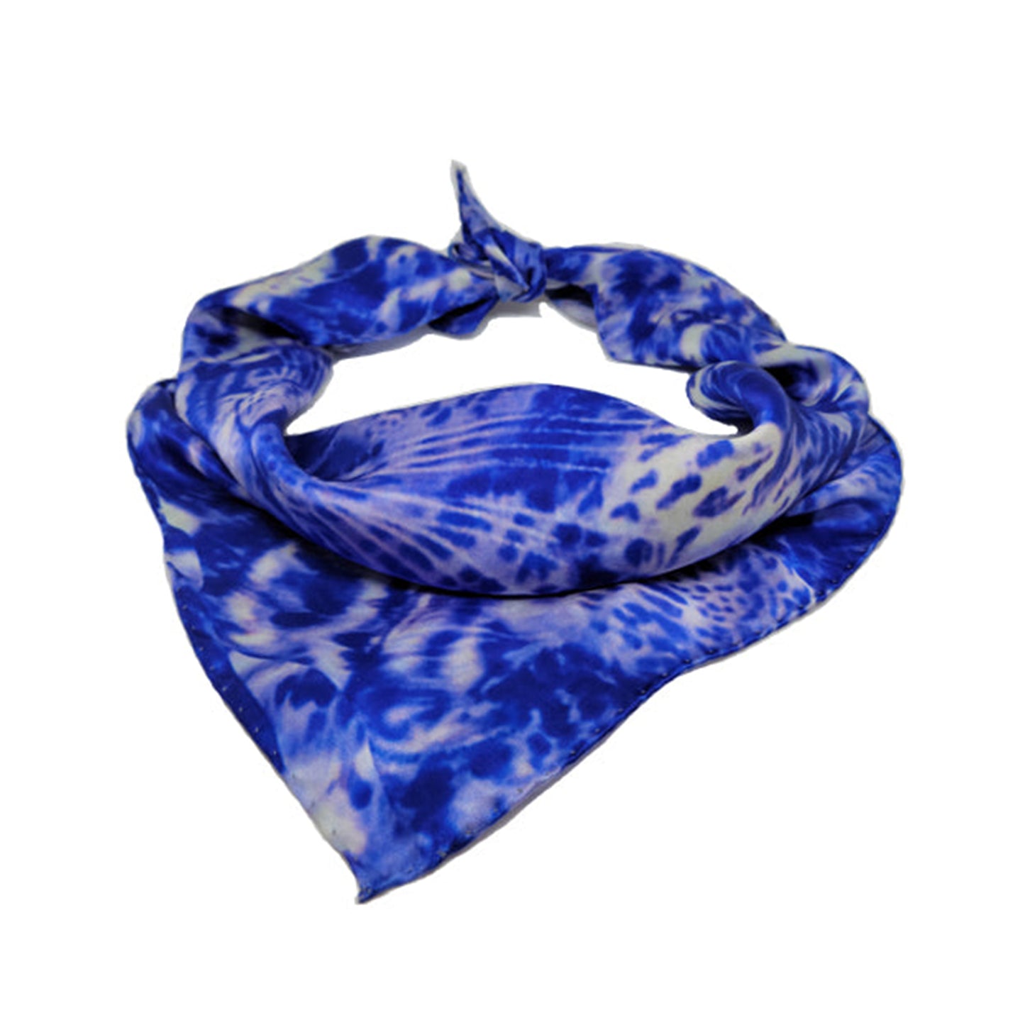 Blue Leopards Headscarf
