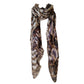 Brown Leopards | Crinkle Silk
