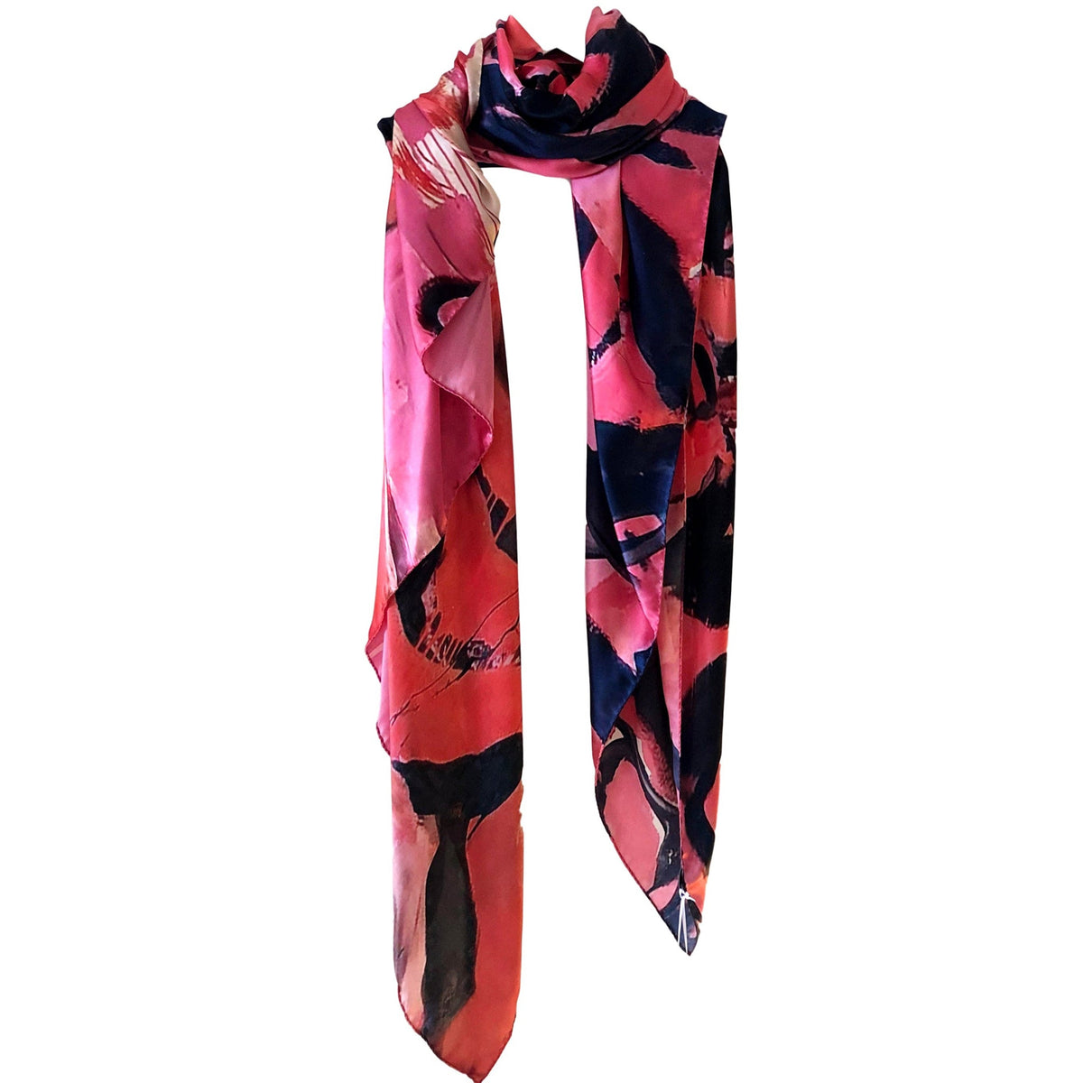 Camila NYC Fuchsia | Crinkle Silk - Mila+Mate