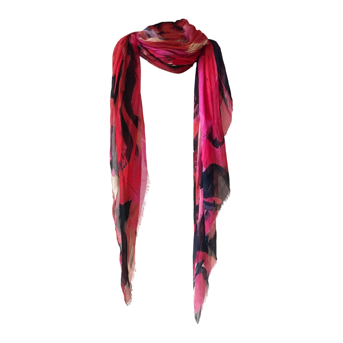 Camila NYC Fuchsia | Crinkle Silk - Mila+Mate