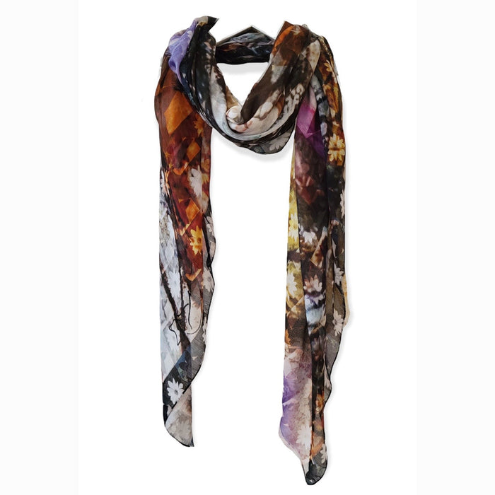 Eyes Wide Flowered | Linen Silk - Mila+Mate