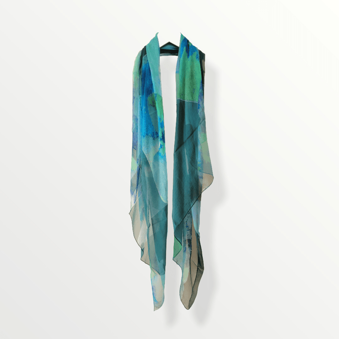Mariposa Teal | Modal Silk - Mila+Mate